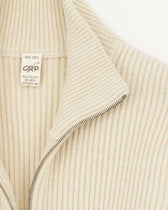 GRP Full Zip Wool Cashmere Beige