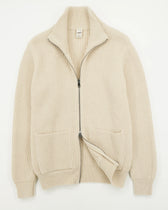 GRP Full Zip Wool Cashmere Beige