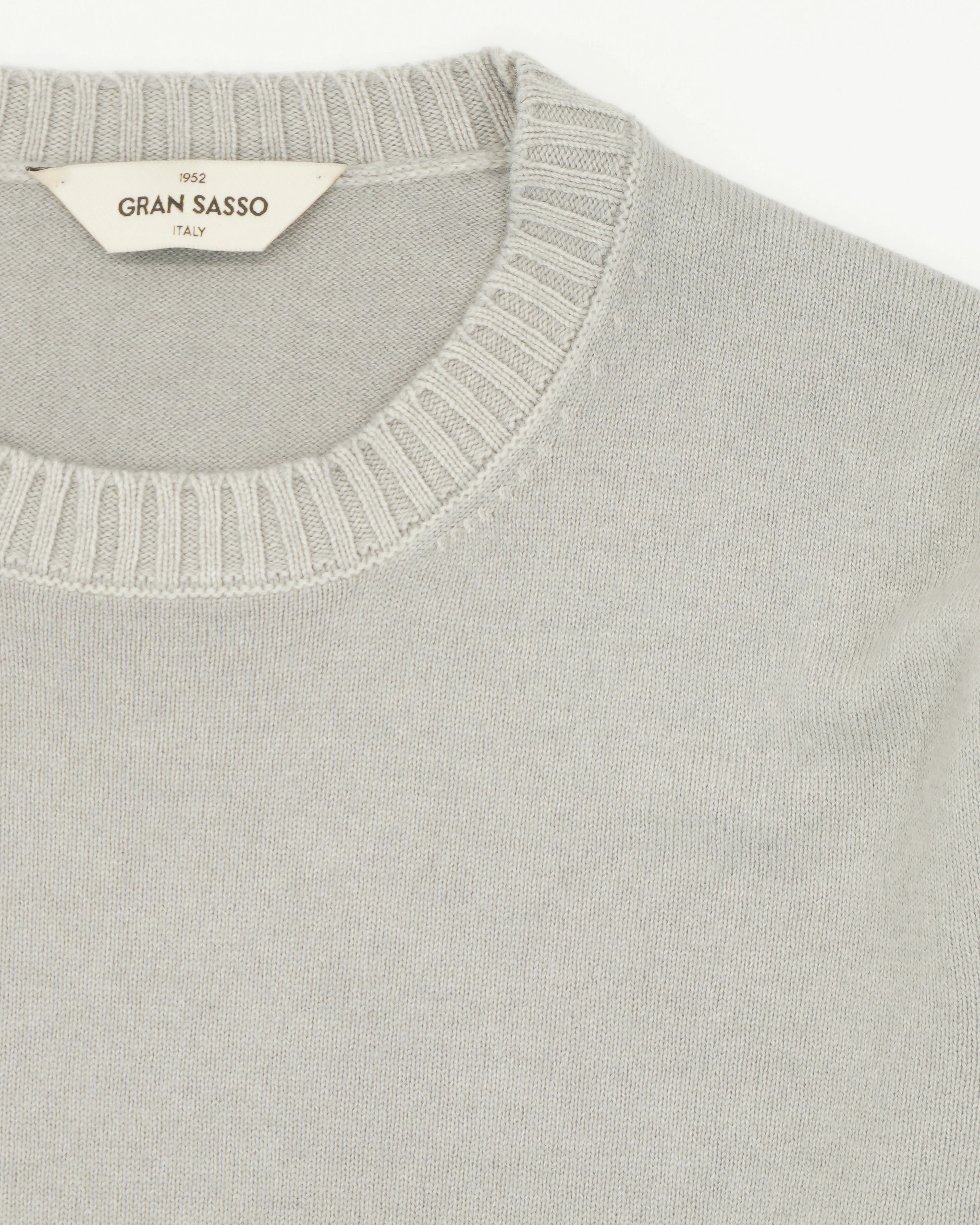 Gran Sasso Pullover Wool Cashmere Light Grey