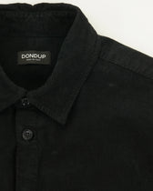 Dondup Overshirt Pure Cotton Corduroy Black