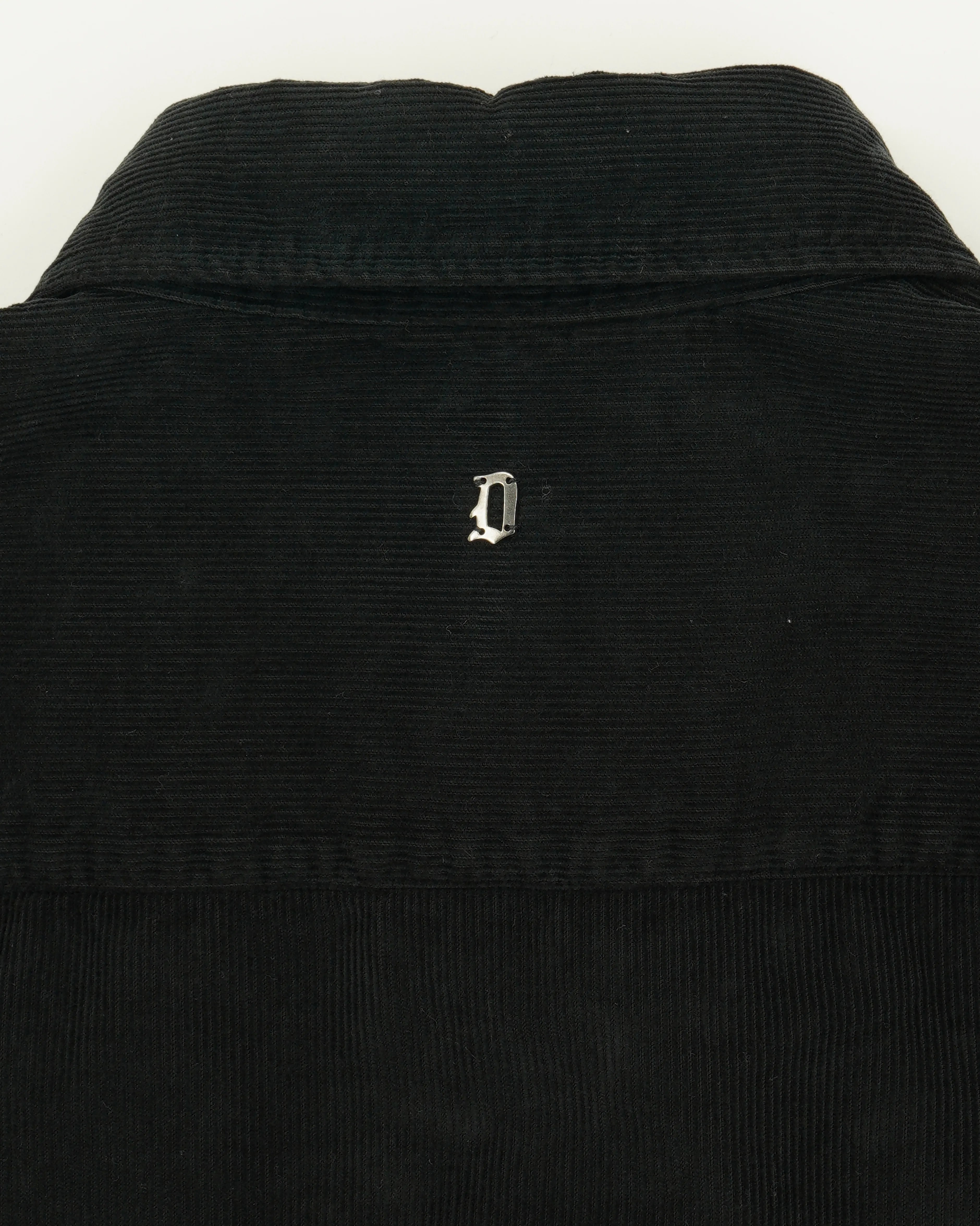 Dondup Overshirt Pure Cotton Corduroy Black