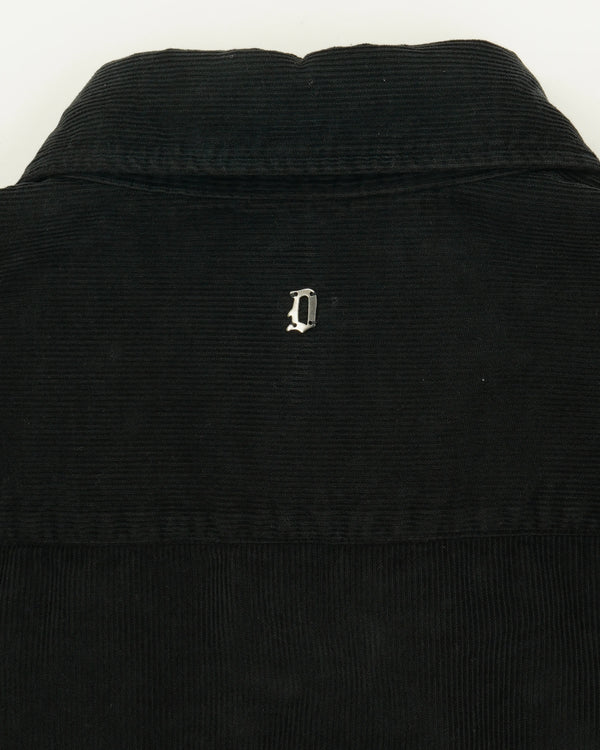 Dondup Overshirt Pure Cotton Corduroy Black