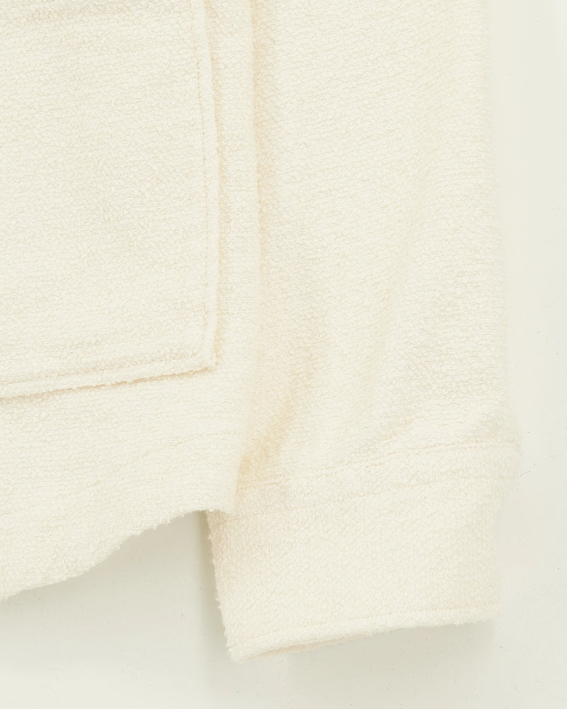 Xacus Overshirt Boucle Cream White