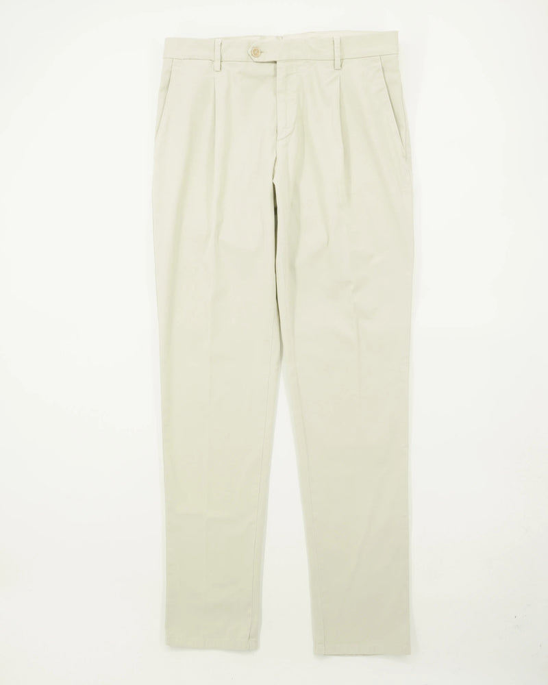 Lardini Trousers Garment Dyed Cotton Light Green