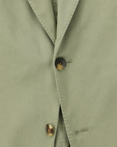 Lardini Jacket Garment Dyed Cotton Green