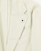 Lardini Jacket Garment Dyed Cotton Light Green