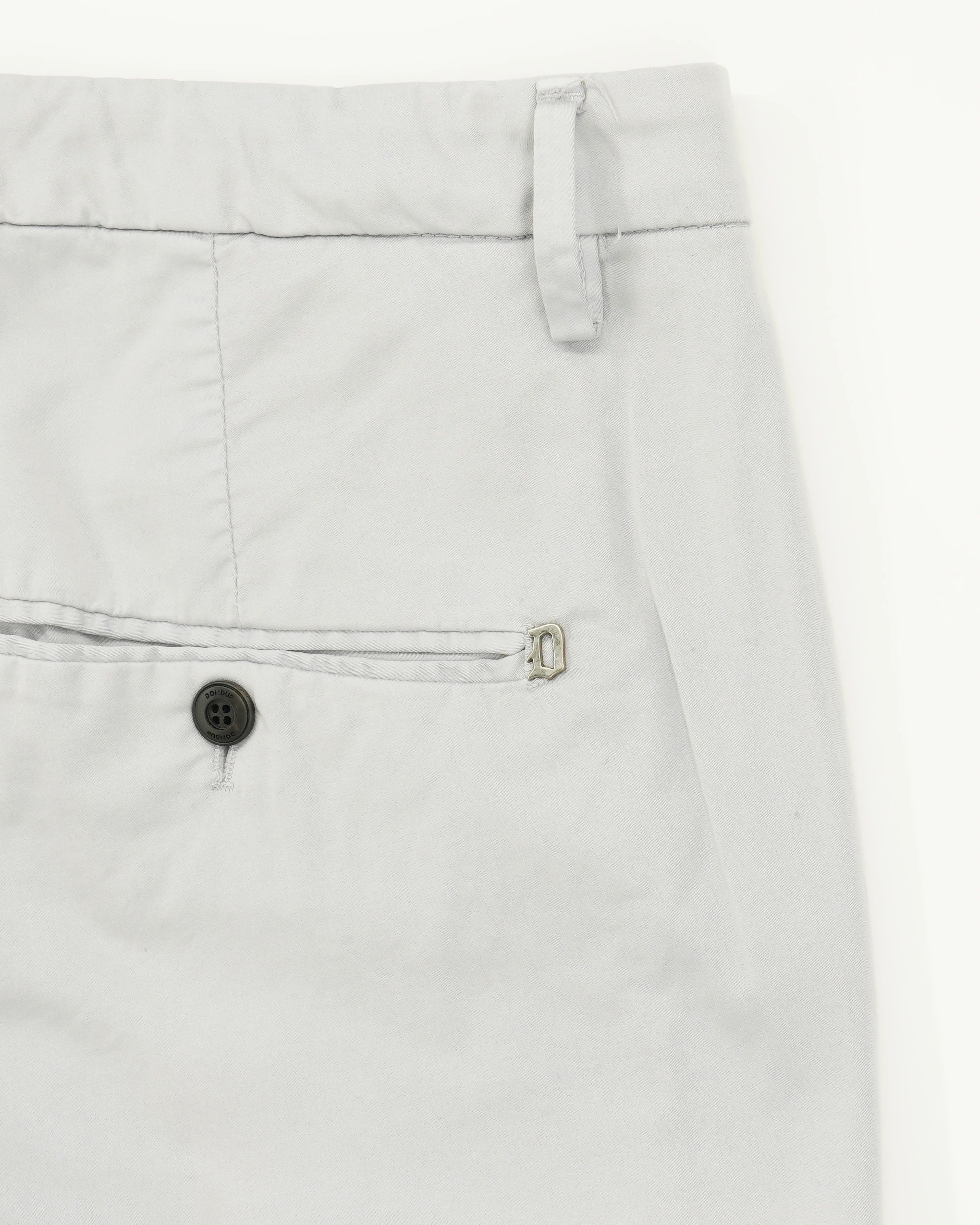 Dondup Gaubert Gabardine Stretch Light Grey