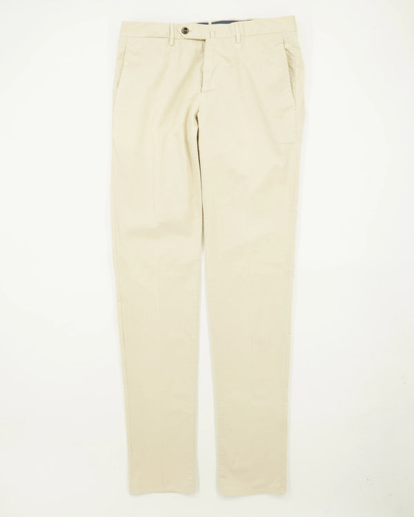 PT Torino Trousers Lightweight Cotton Stretch Light Beige
