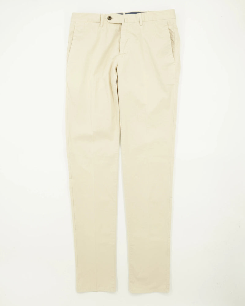 PT Torino Trousers Lightweight Cotton Stretch Light Beige