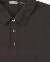 Zanone Polo Shirt Ice Cotton Dark Brown