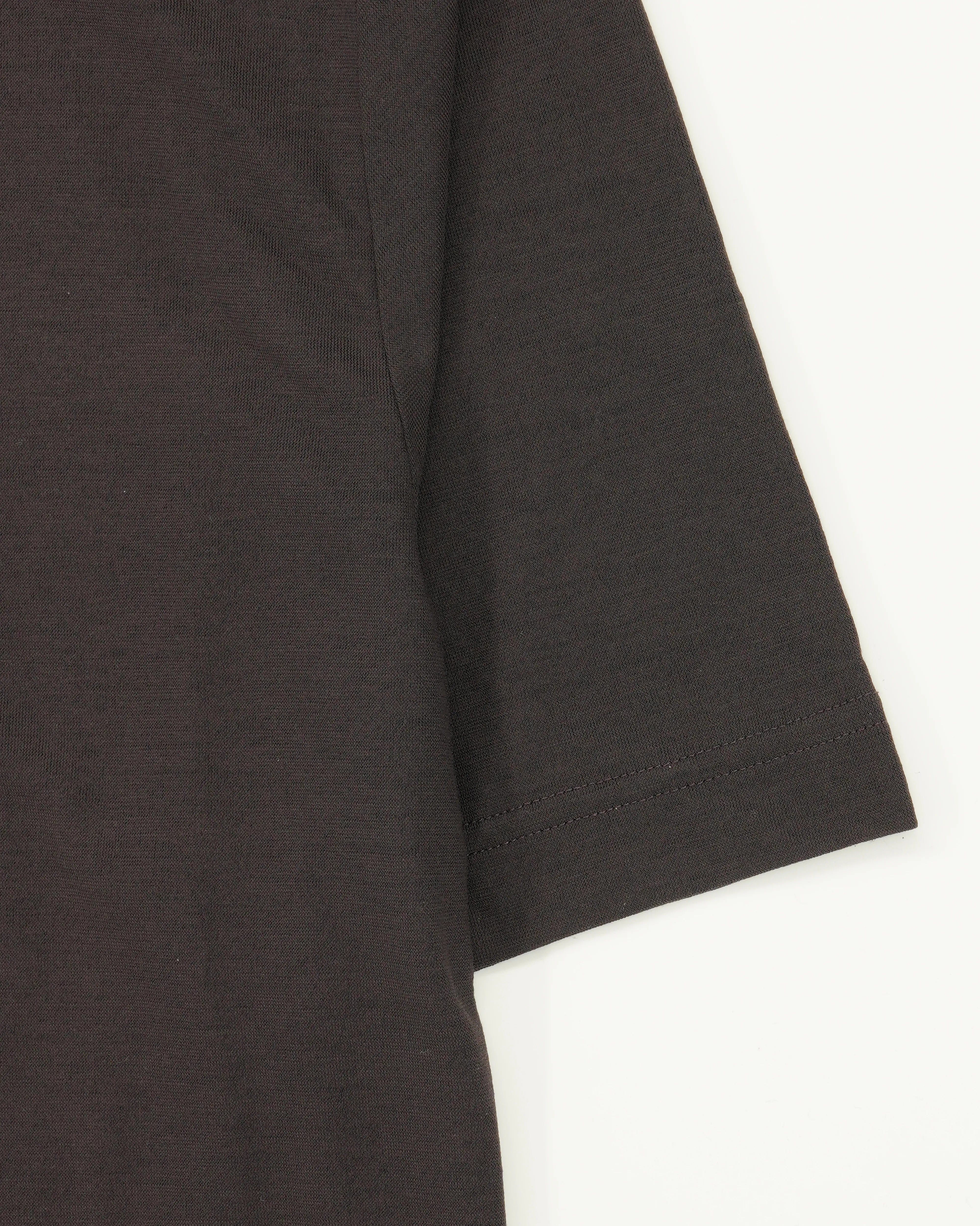 Zanone Polo Shirt Ice Cotton Dark Brown