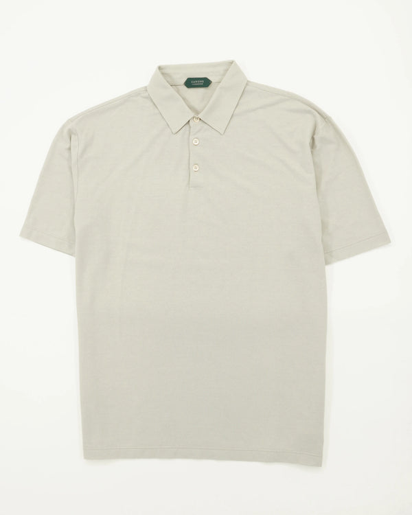 Zanone Polo Shirt Ice Cotton Light Grey