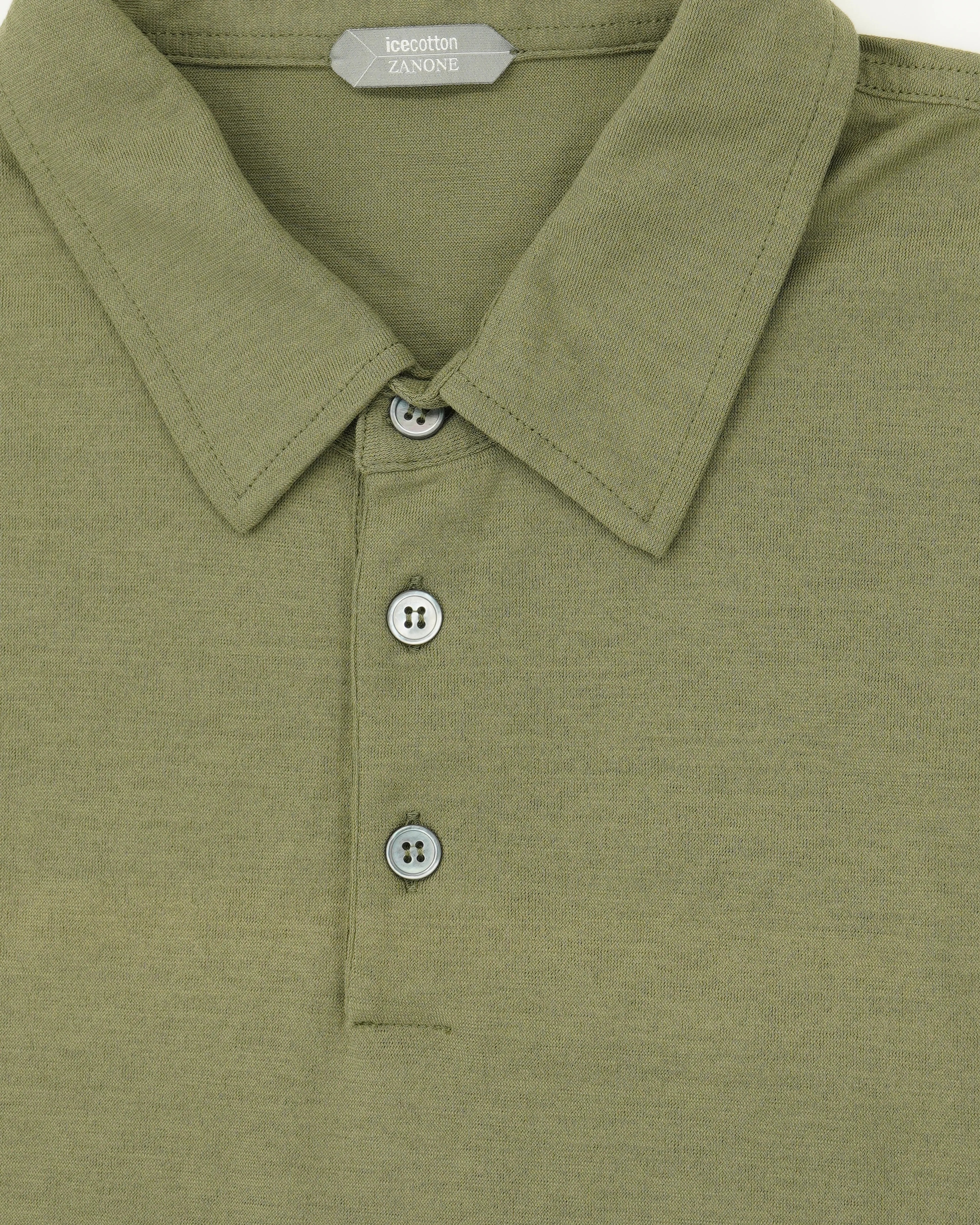 Zanone Polo Shirt Ice Cotton Green