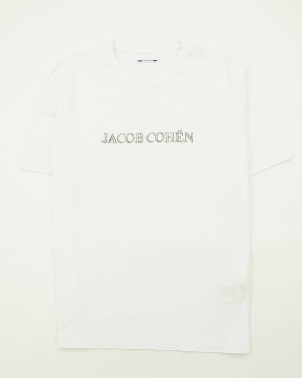 Jacob Cohen T-Shirt Stencil Logo White