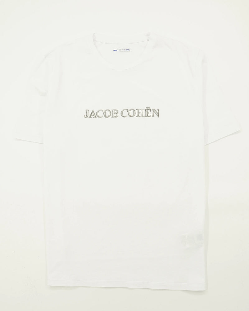 Jacob Cohen T-Shirt Stencil Logo White