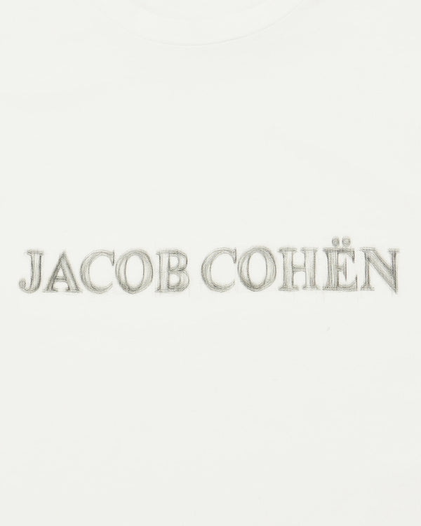 Jacob Cohen T-Shirt Stencil Logo White
