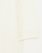Gran Sasso Polo Shirt Pure Cotton Ribbed Cream