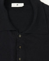 PT Torino Polo Shirt Linen Cotton Dark Navy