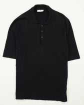 PT Torino Polo Shirt Linen Cotton Dark Navy