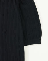 Sand Polo Shirt Pure Cotton Ribbed Navy