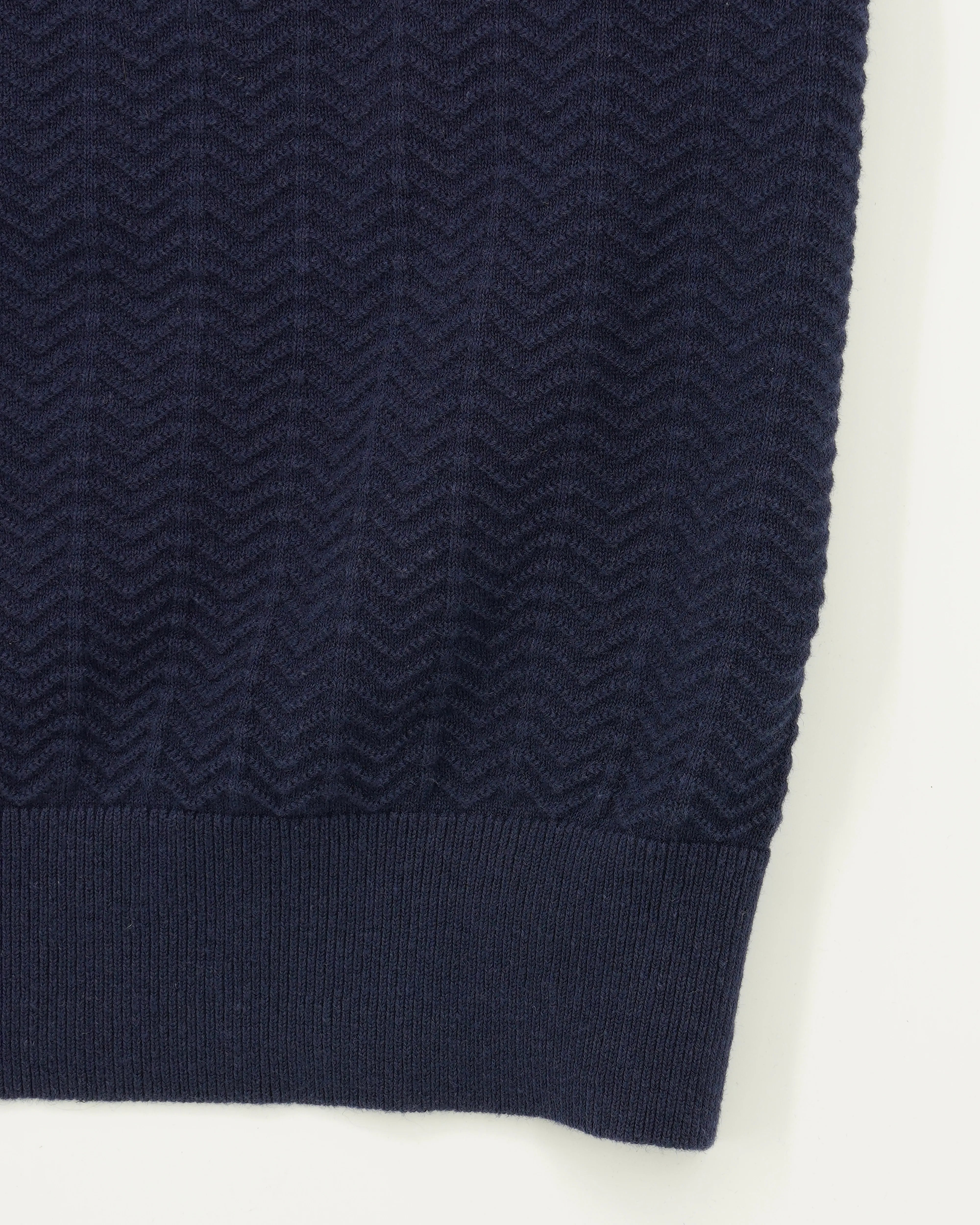 Stenströms Polo Shirt Chevron Navy