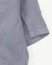Altea Resort Shirt Pure Linen Medium Blue
