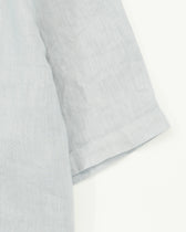 Altea Resort Shirt Pure Linen Light Blue
