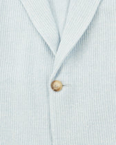 Gran Sasso Knitted Jacket Linen Cotton Light Blue