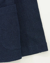 Gran Sasso Knitted Jacket Linen Cotton Navy