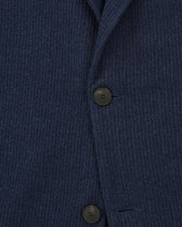 Gran Sasso Knitted Jacket Linen Cotton Navy