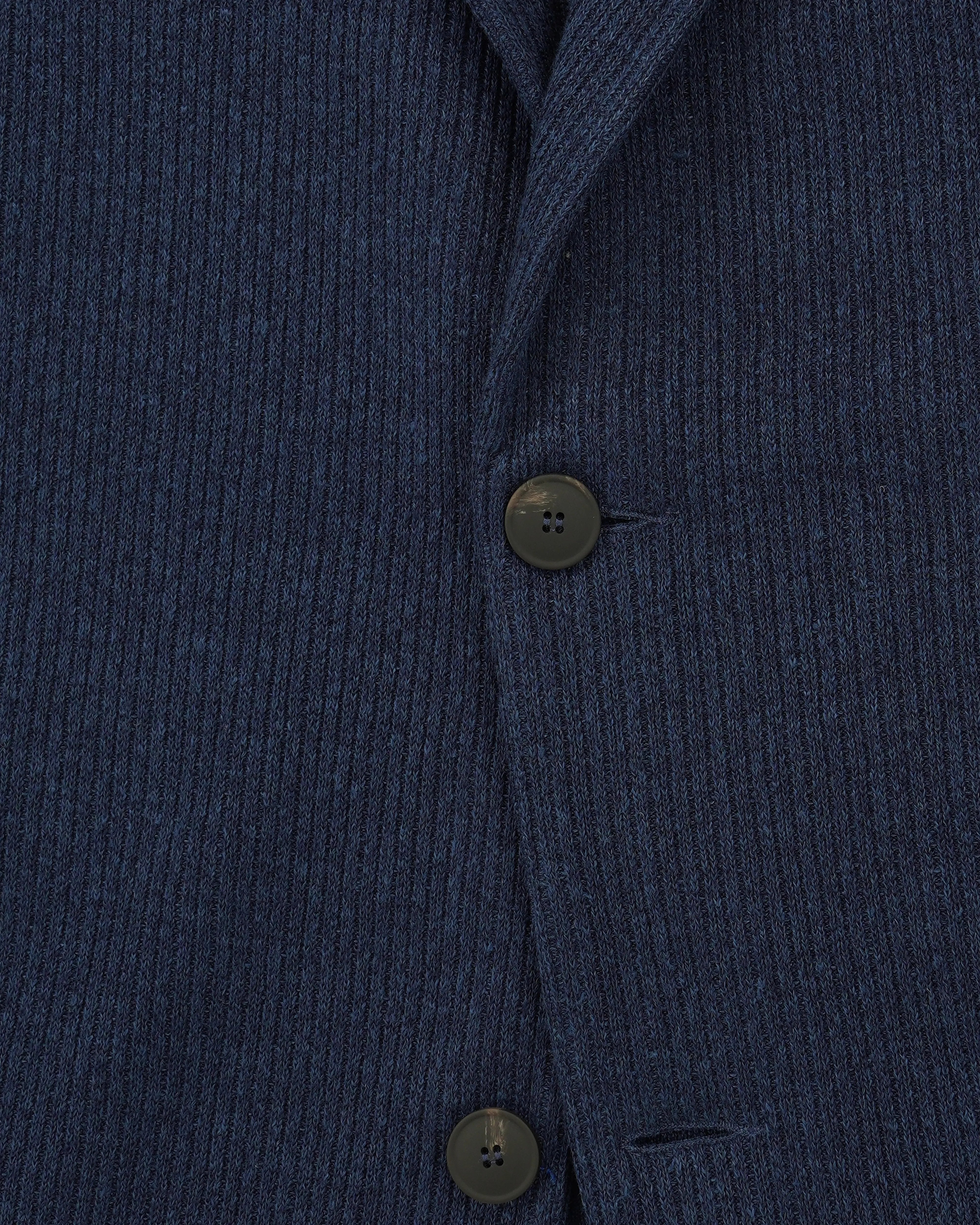 Gran Sasso Knitted Jacket Linen Cotton Navy