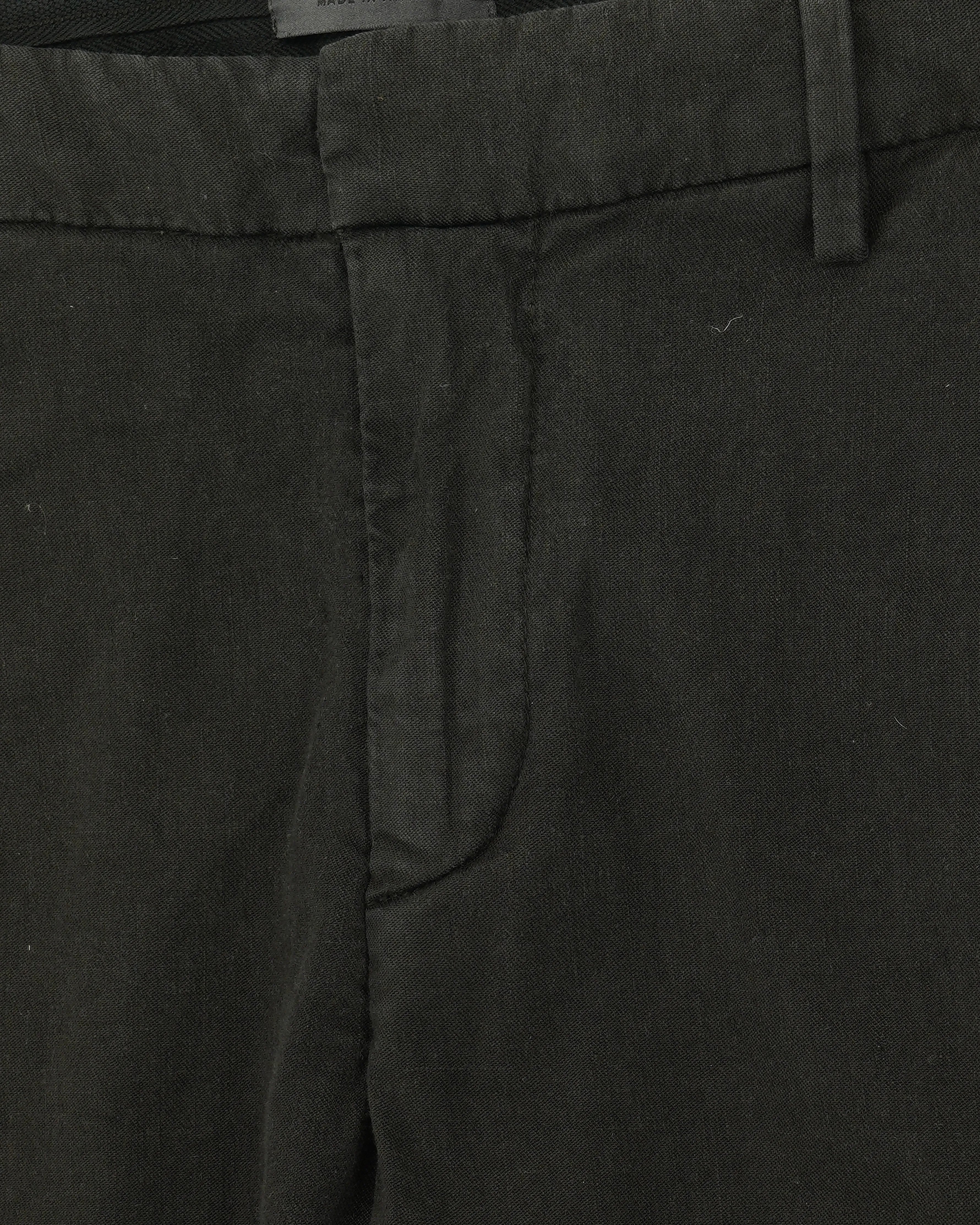 Dondup Gaubert Linen Blend Stretch Black