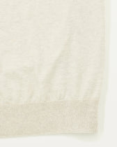 Gran Sasso Knitted T-Shirt Fresh Cotton Stone
