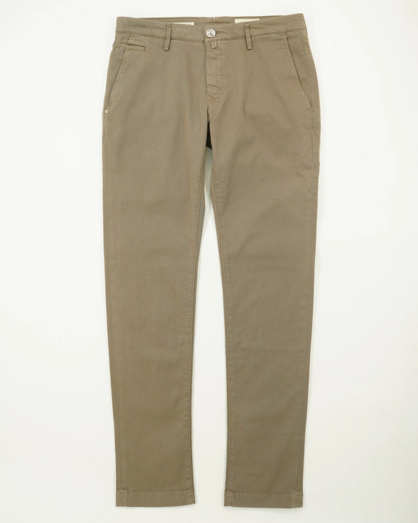 Jacob Cohen Bobby Stretch Gabardine Dark Beige