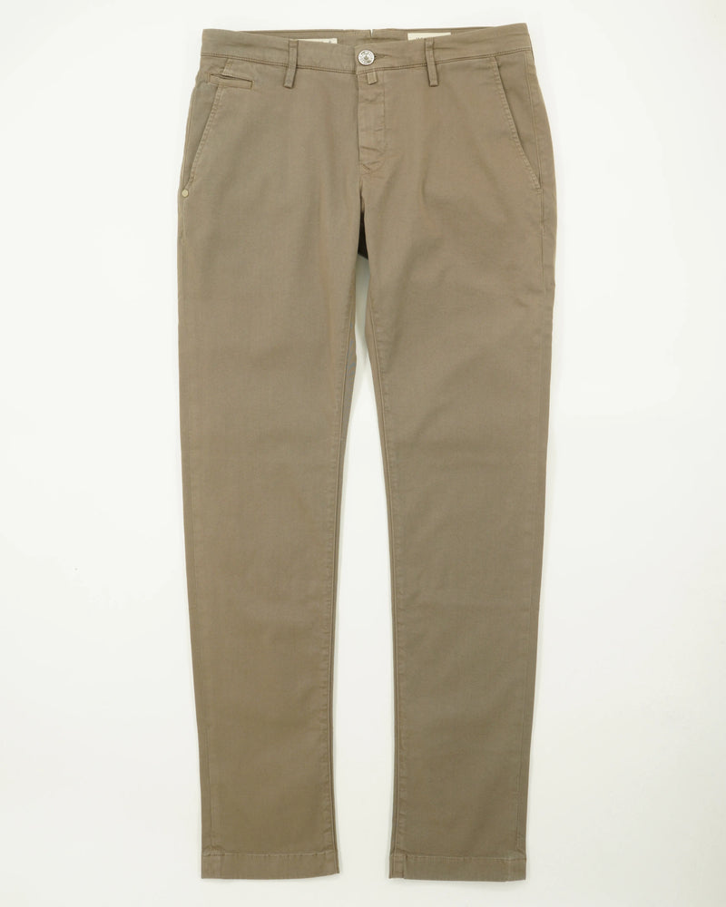 Jacob Cohen Bobby Gabardine Stretch Dark Beige