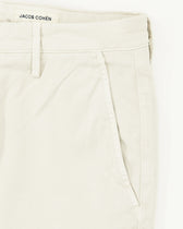 Jacob Cohen Bobby Gabardine Stretch Off White