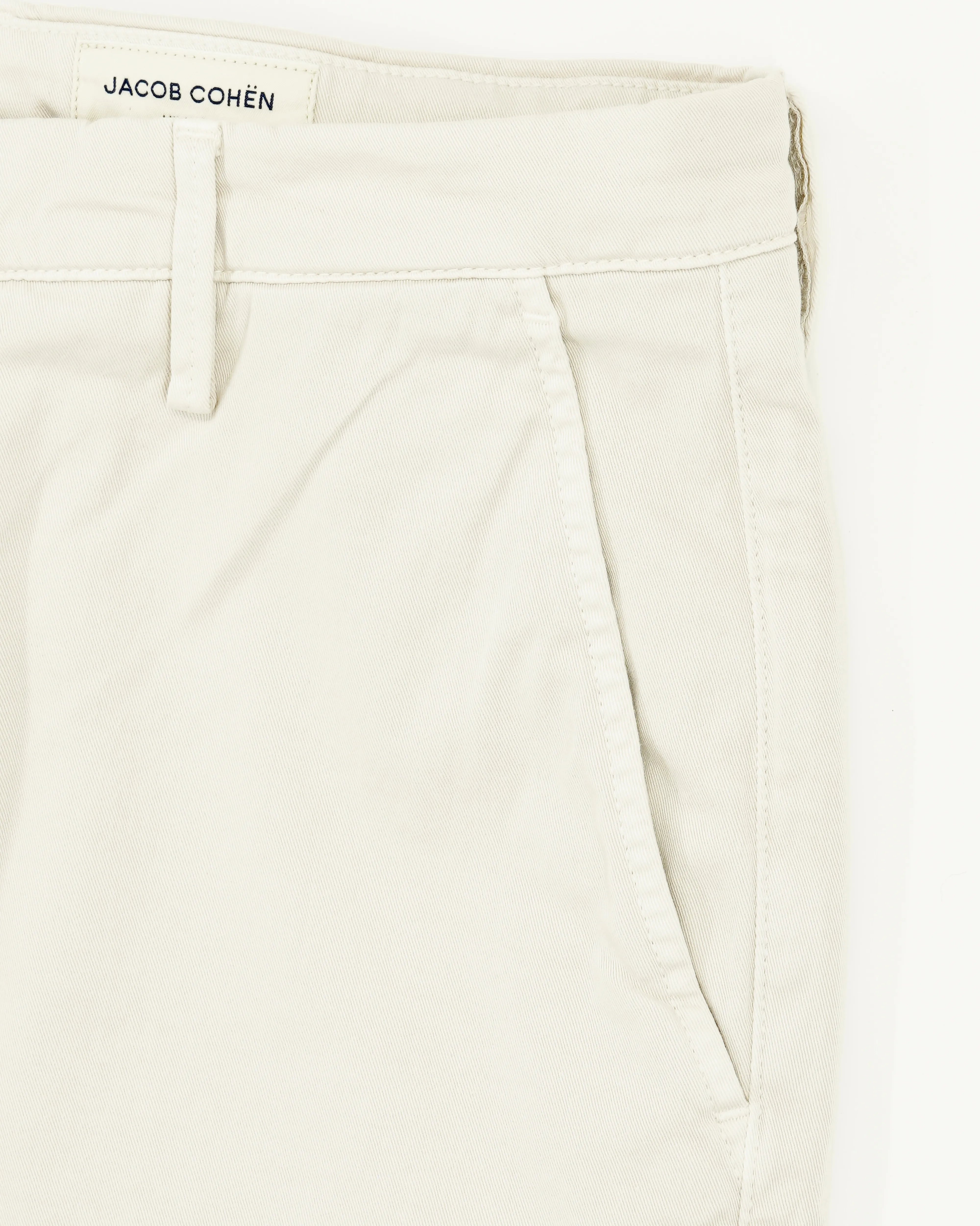 Jacob Cohen Bobby Gabardine Stretch Off White