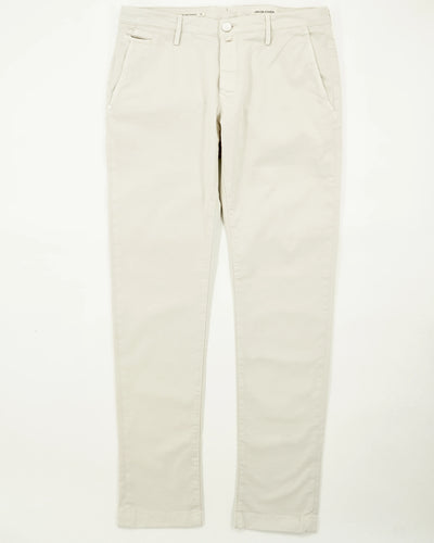 Jacob Cohen Bobby Gabardine Stretch Off White