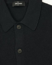 Gran Sasso Cardigan Cotton Cashmere Navy
