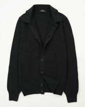 Gran Sasso Cardigan Cotton Cashmere Navy