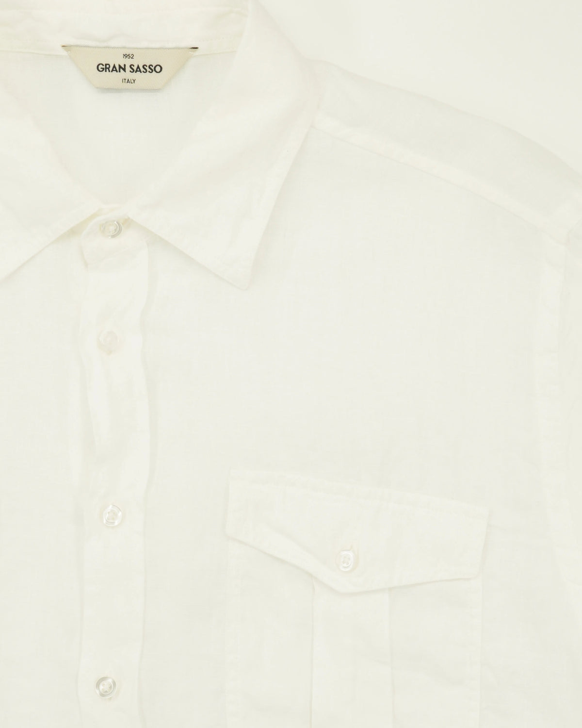Gran Sasso Shirt Linen White