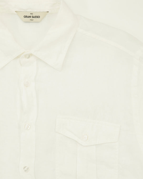 Gran Sasso Shirt Linen White
