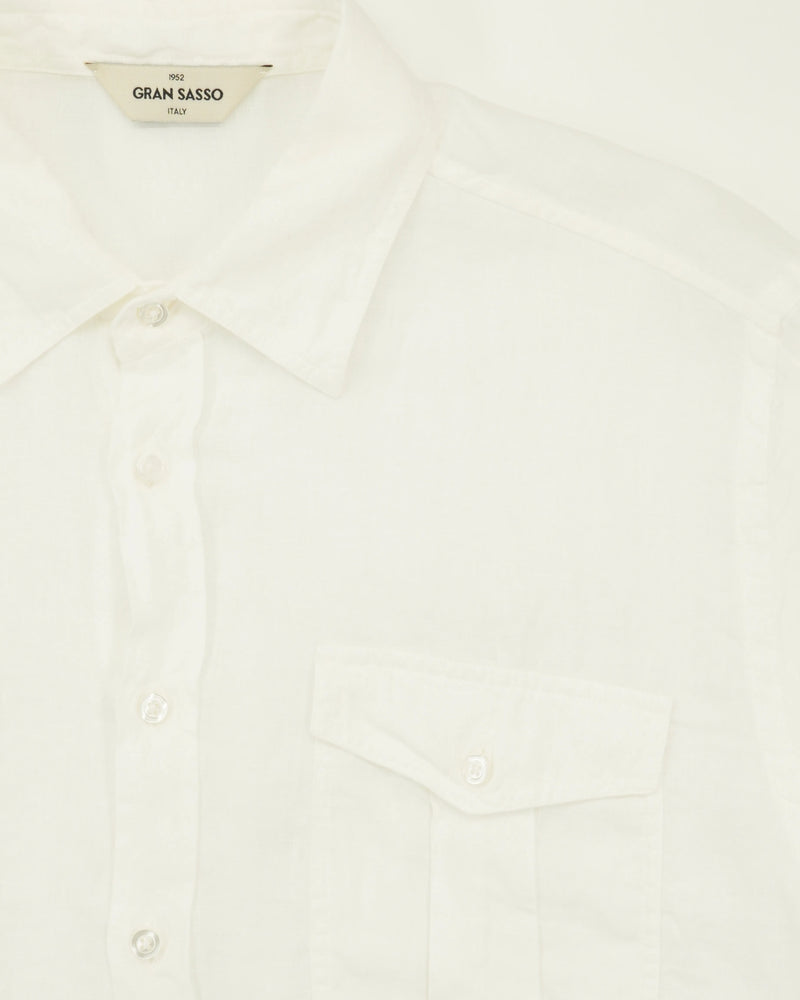 Gran Sasso Shirt Linen White