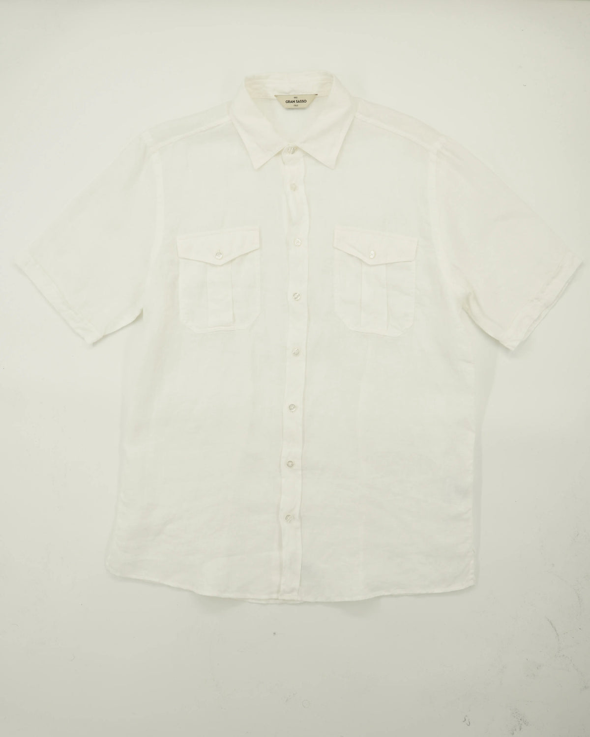 Gran Sasso Shirt Linen White