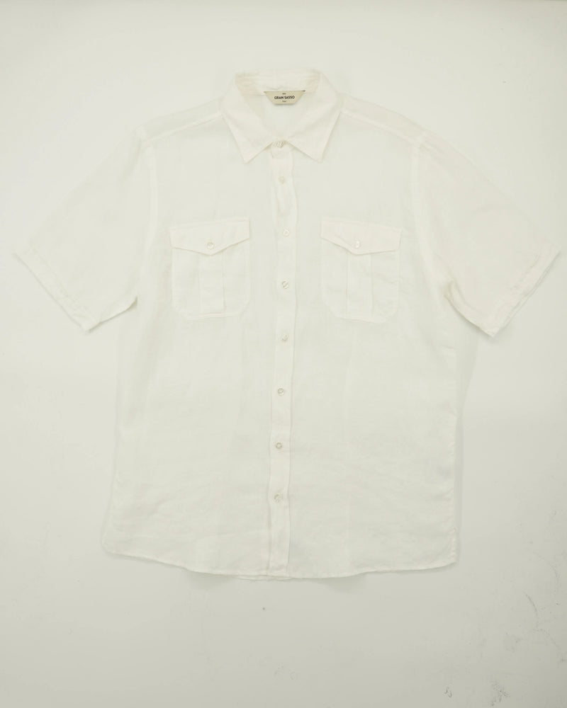 Gran Sasso Shirt Linen White