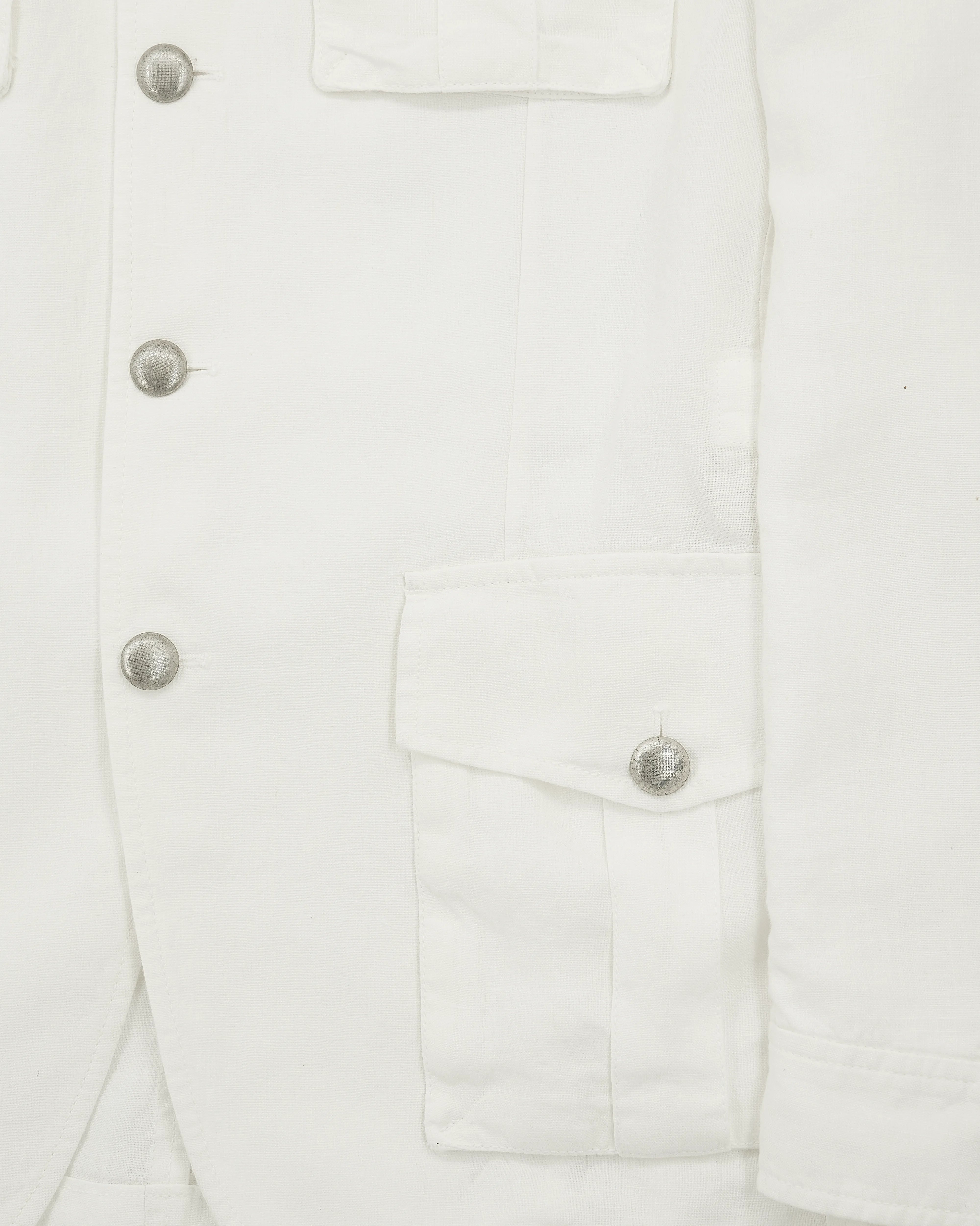 LBM Safari Jacket Pure Linen White