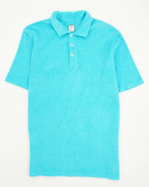 Fedeli Polo Shirt Terry Light Blue