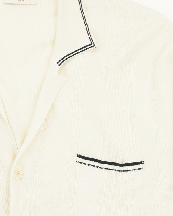 Altea Resort Shirt Pure Cotton Cream White