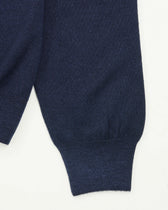 Gran Sasso Crewneck Garment Dyed Merino Wool Navy
