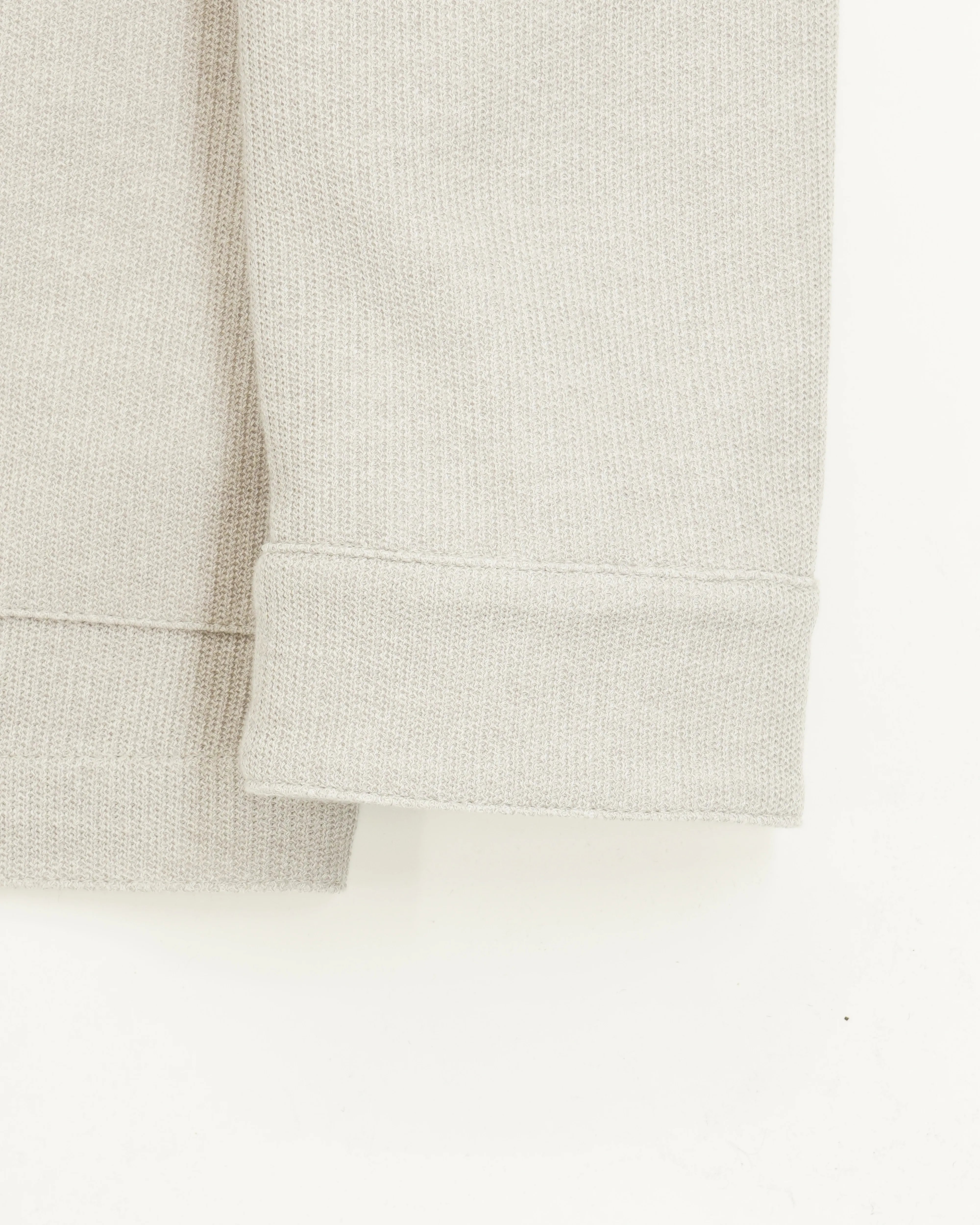 Fradi Overshirt Pure Cotton Knit Light Grey